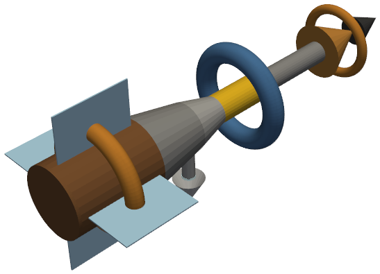 Radiative power transmitter gyrotron